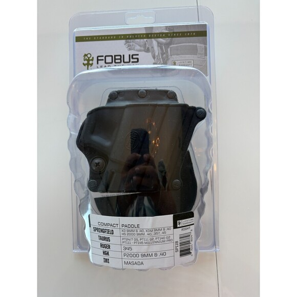 Other - Fobus Paddle Holster Right Hand Springfield XD Taurus Millennium Black SP11B